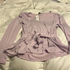 Purple women’s Lg Ann Taylor shirt